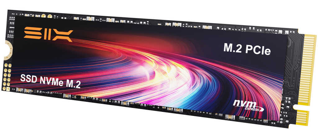 SIX X4000 M.2 SSD PCIe Gen3x4 NVME SSD Solid State Drive - Up to 3000MB/s Read, 1300MB/s Write