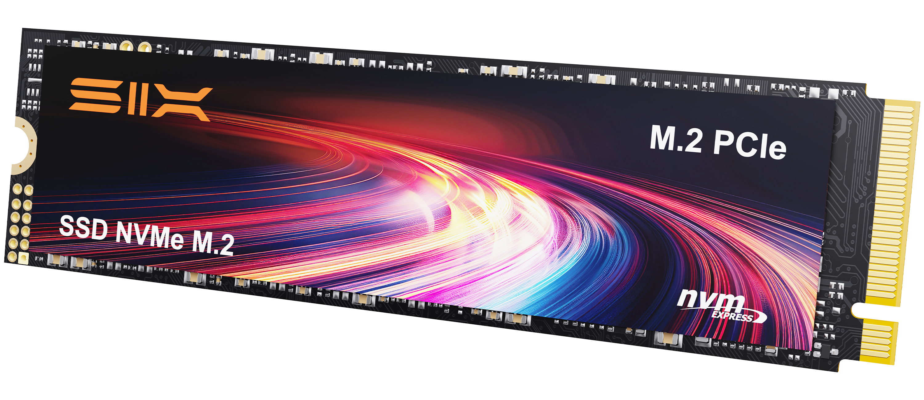 SIX X4000 M.2 SSD PCIe Gen3x4 NVME SSD Solid State Drive - Up to 3000MB/s Read, 1300MB/s Write