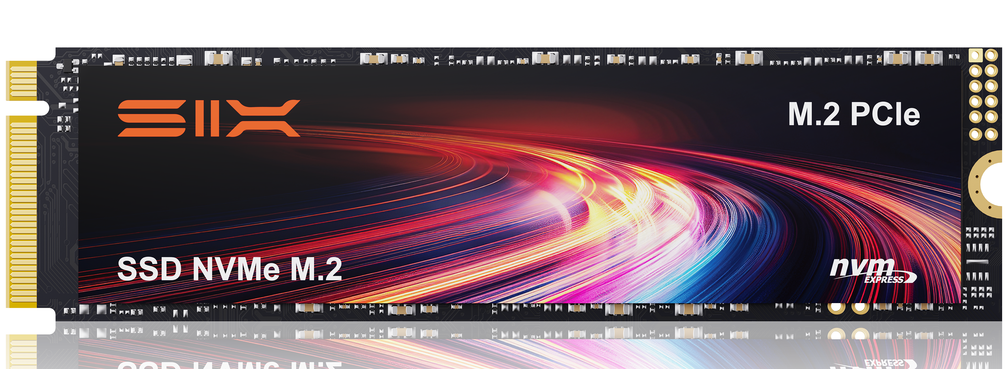 SIX X4000 M.2 SSD PCIe Gen3x4 NVME SSD Solid State Drive - Up to 3000MB/s Read, 1300MB/s Write