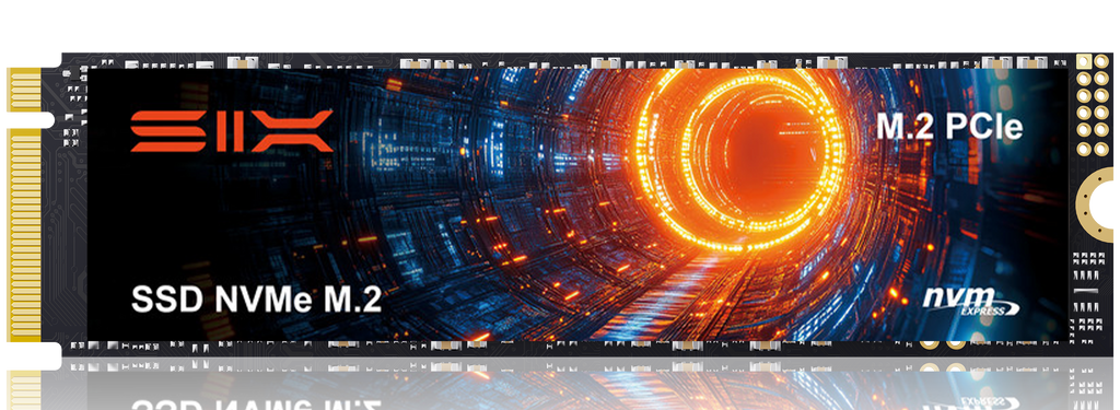 SIX NVME M.2 SSD PCIe 4.0 - m.2 2280 ssd, Read UP to 7350MB/s for Gaming PS5 Memory Storage Expansion with Heatsink